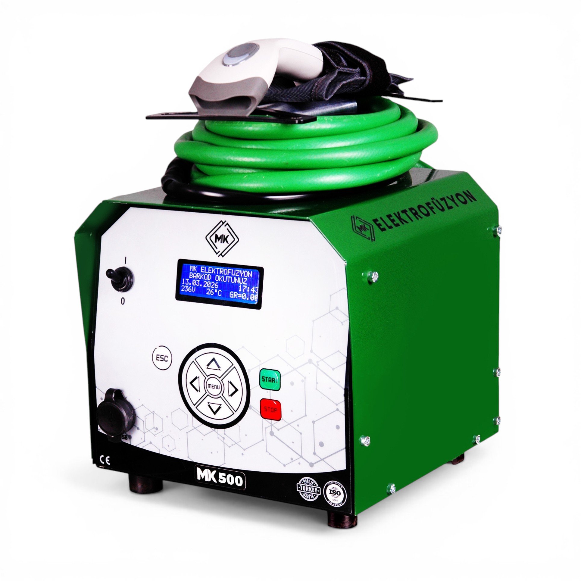 MK 500 Elektrofüzyon Kaynak Makinesi | PE HDPE Boru Kaynak Makinesi 20-500 mm